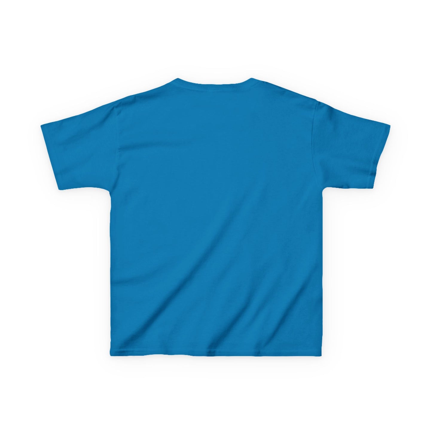 I Love My Service Animal Kid's Tee Shirt Cute Heart and Paw Print Design, Red and Blue