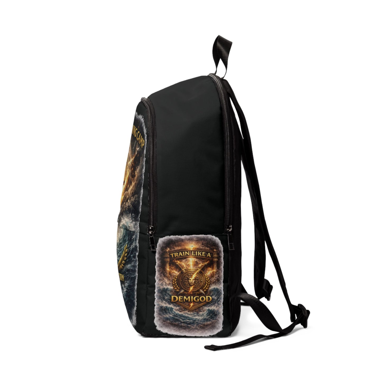 FKBK - Sergio's Backpack - "Demigod Training Camp: Brave the Storm" Trident Lightning Graphic