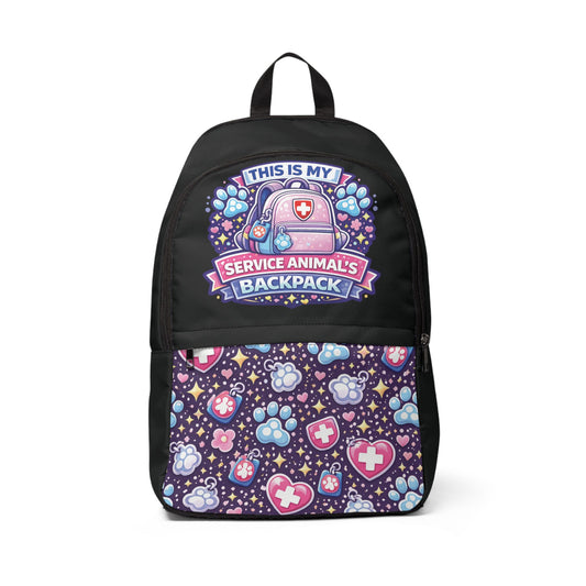 Service Animal Backpack — Purple