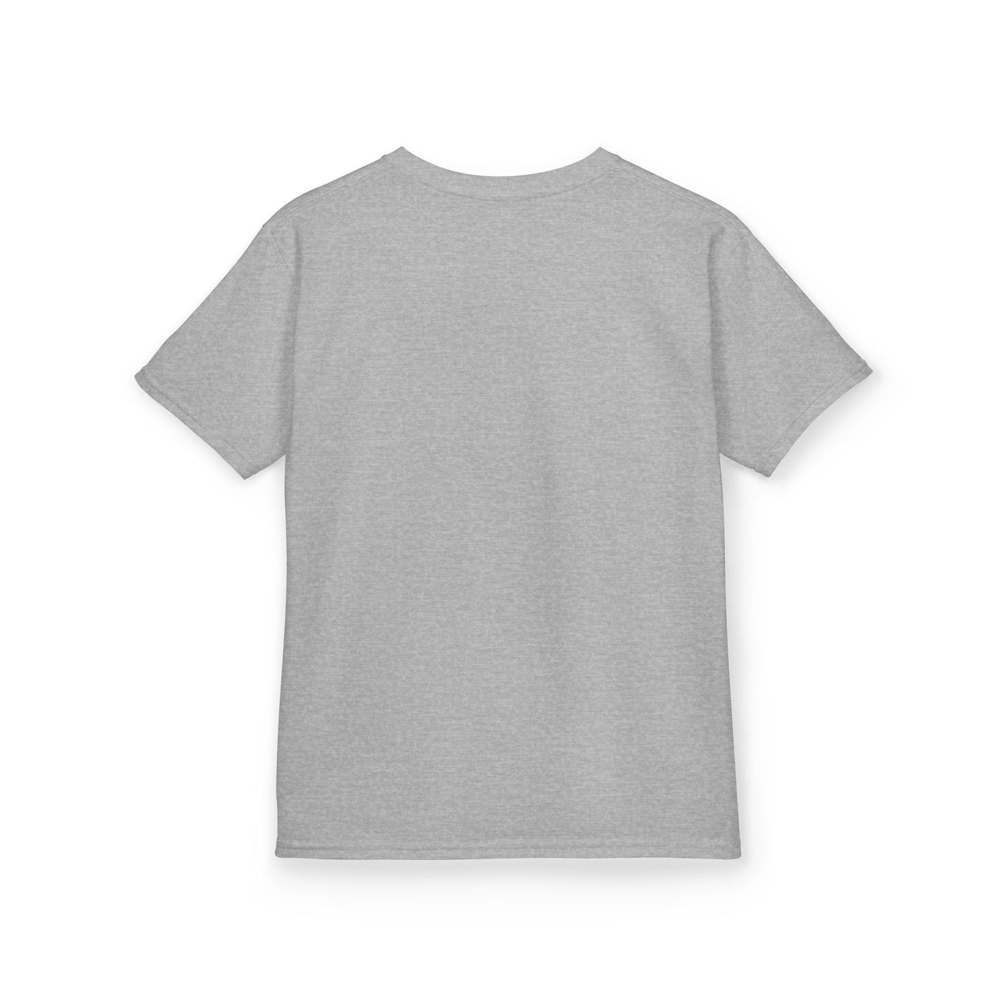 I Love My Service Animal Kid's Tee Shirt Cute Heart and Paw Print Design, Pink and Purple