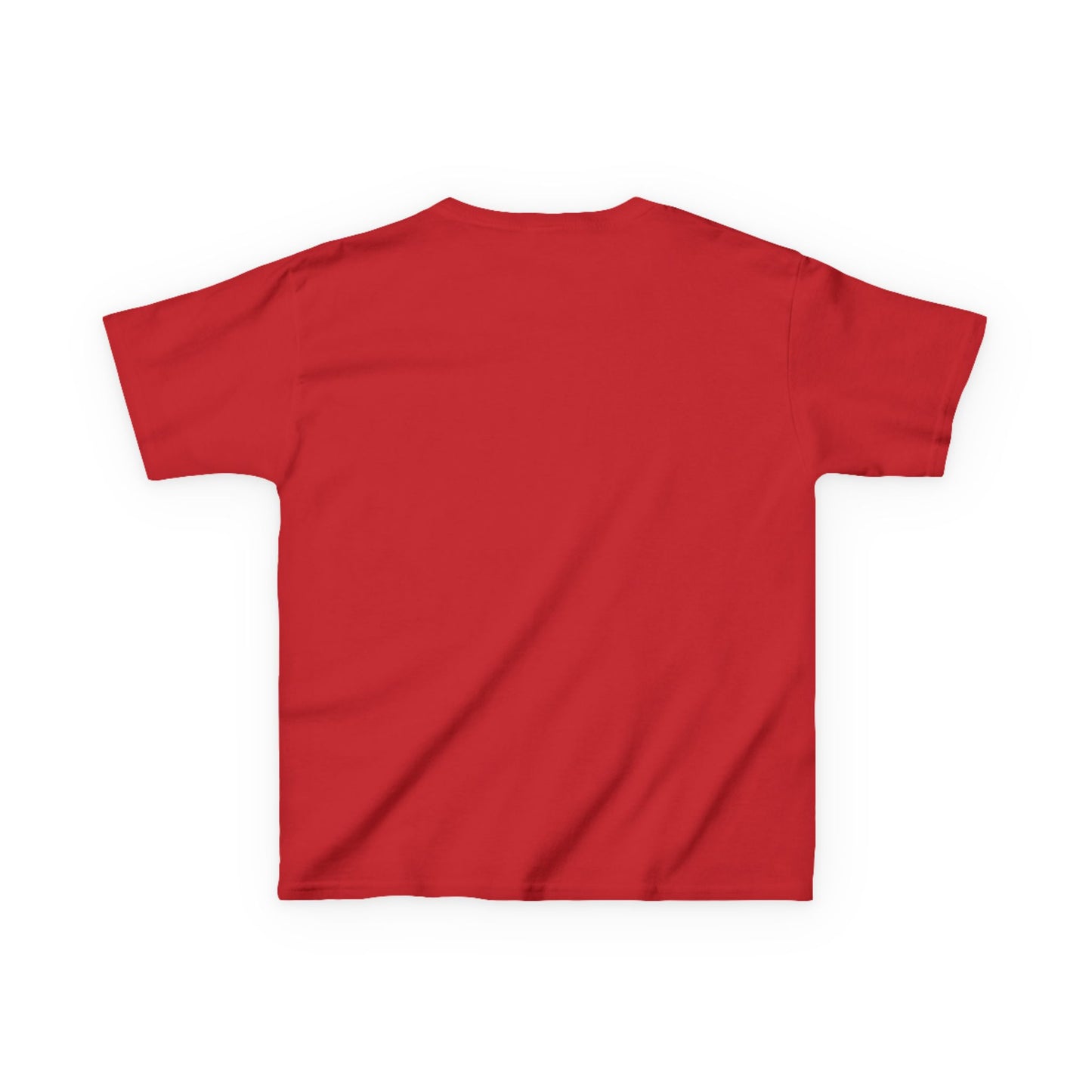 I Love My Service Animal Kid's Tee Shirt Cute Heart and Paw Print Design, Red and Blue