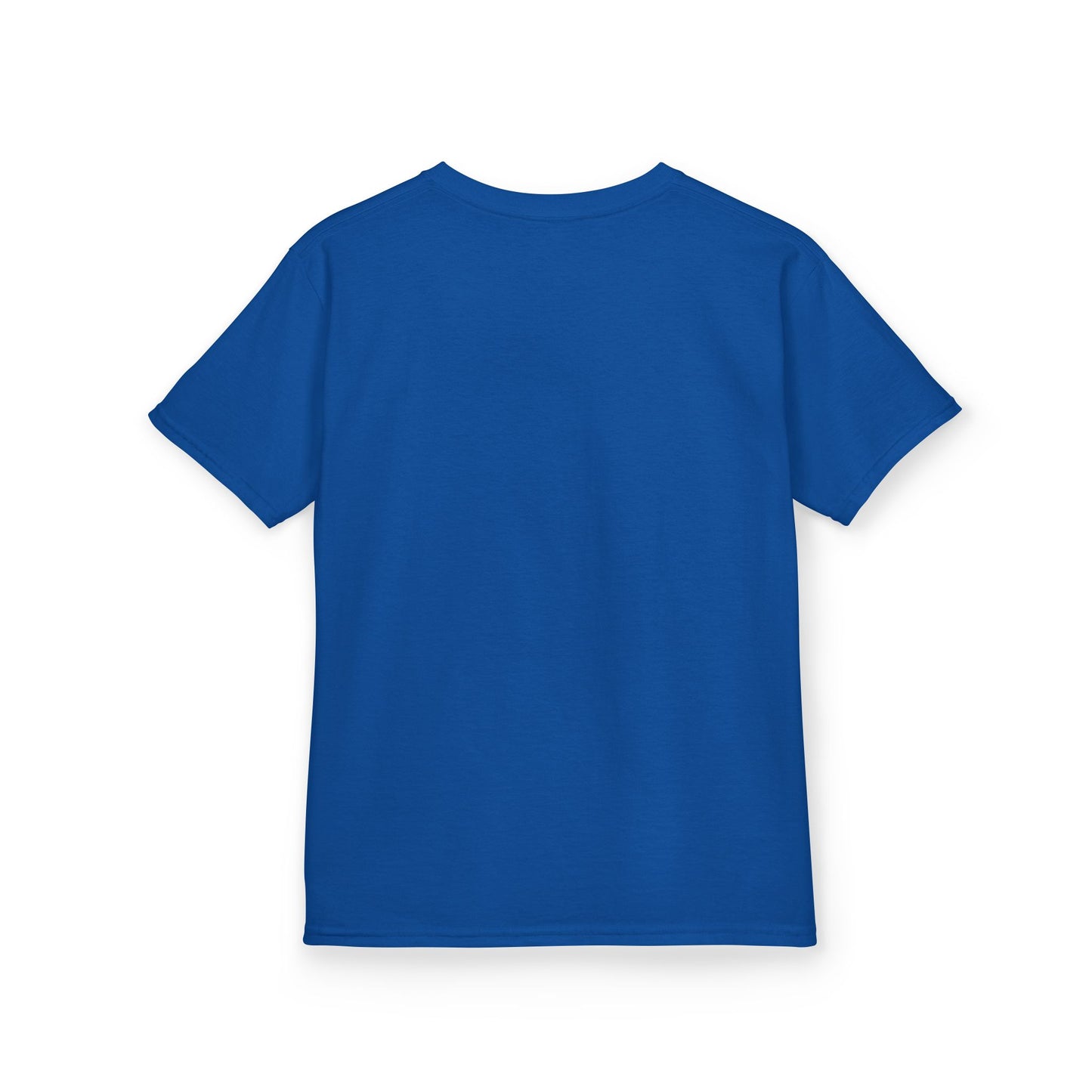 I Love My Service Animal Kid's Tee Shirt Cute Heart and Paw Print Design, Red and Blue